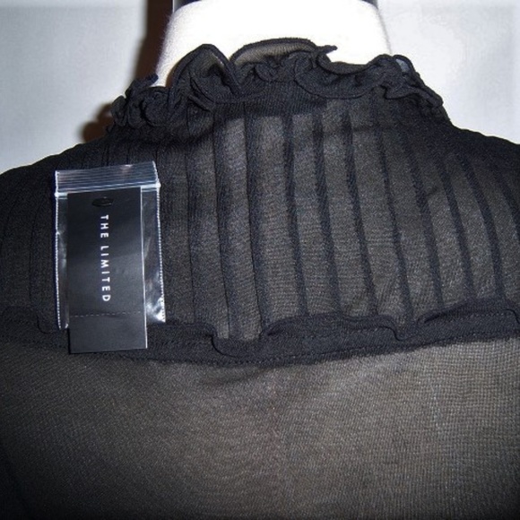 NWT The LIMITED Button-down Ruffled Front Top - Picture 5 of 6